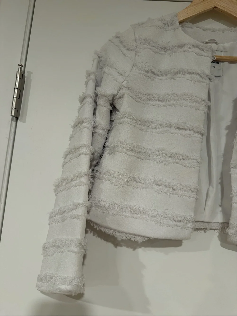 Janie and Jack • White Fringe Jacket